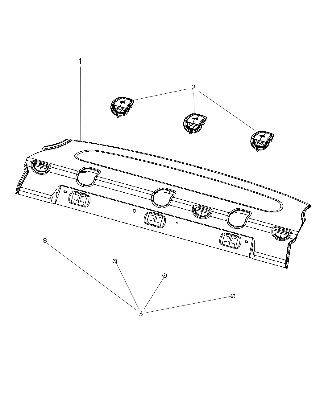 Panel Rear Shelf