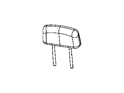 New 2011 Fits Chrysler 1500 Headrest-Rear - Part # 1SG73DK2AA