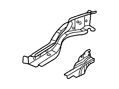 New 2001-2005 Fits Chrysler Neon Rail-Frame Front - Part # 5017067AD