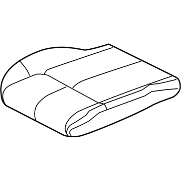 New 2018 Fits Chrysler Grand Cherokee Front Seat Cushion Cover - Part # 6NS02LT5AA