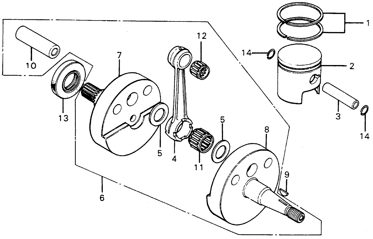 Ring Set, Piston (Over Size) (0.50) (Riken)