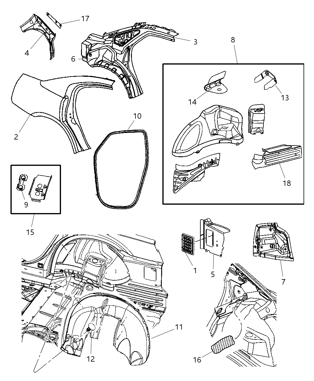 Panel Taillamp Mounting