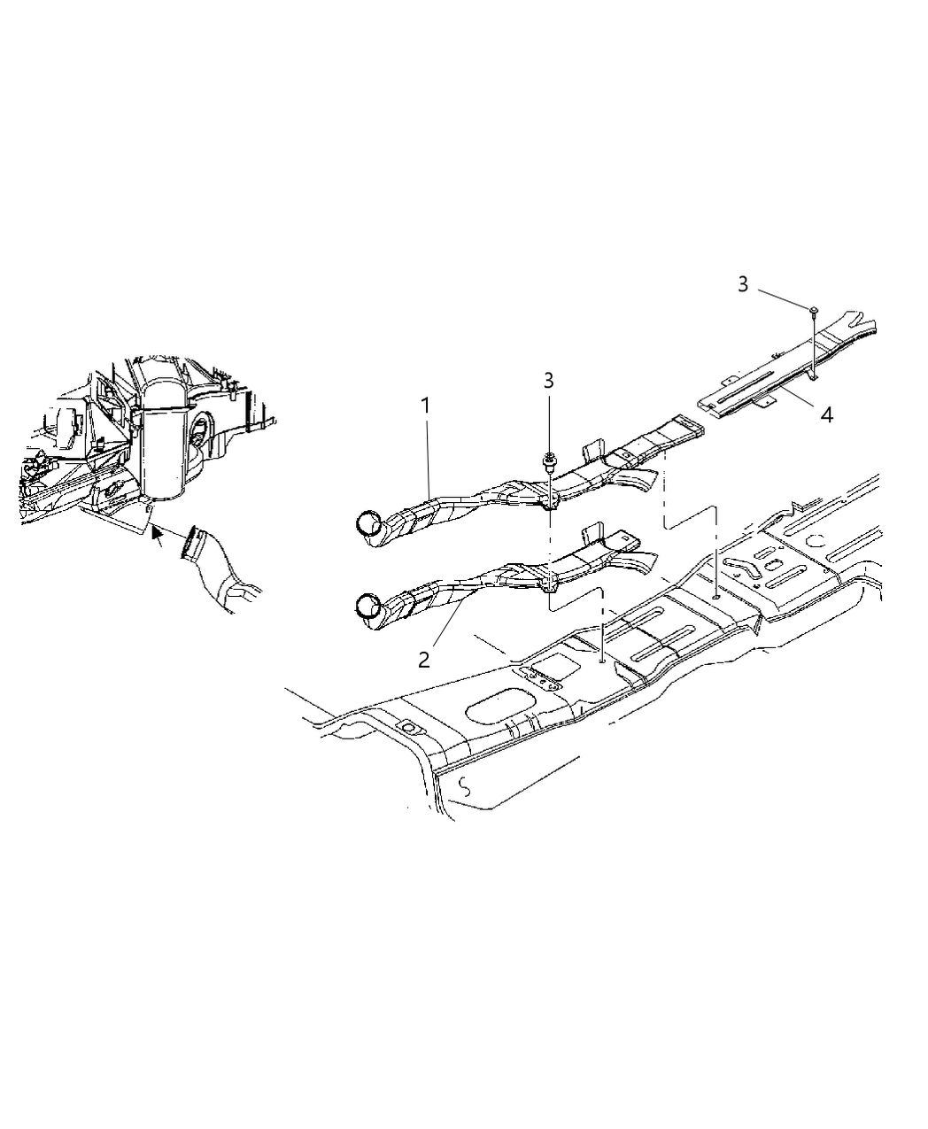 Duct Floor Rear
