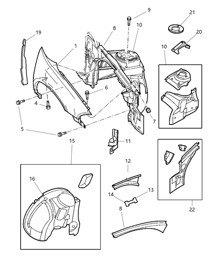 Bracket Fender Nose