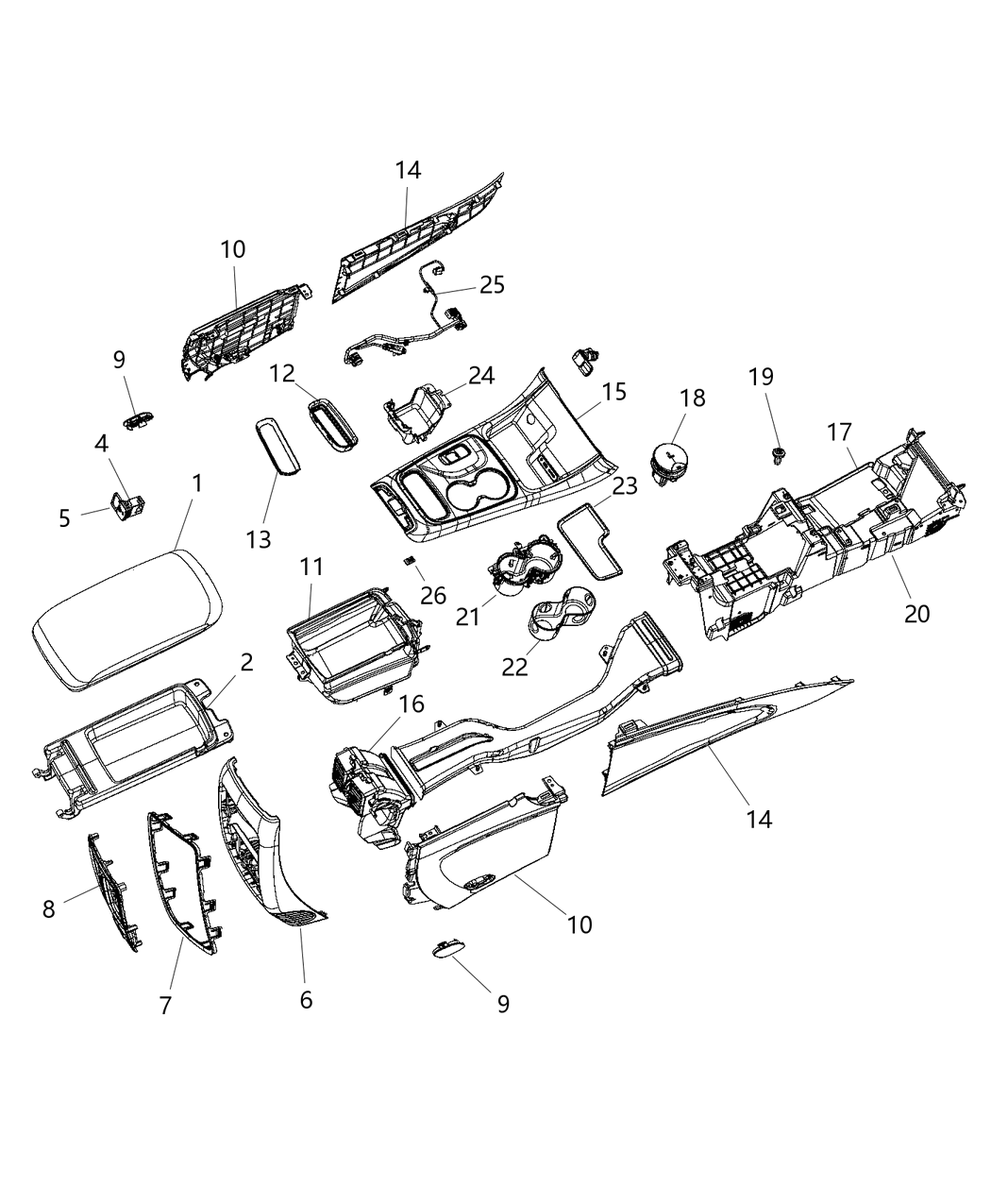 Armrest Console