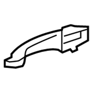 New 2008-2010 Fits Chrysler Avenger Handle-Exterior Door - Part # 1KR95ARHAD