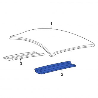 New OEM Front Roof Header Panel Fits, 2005-2014 Ford Mustang - Part # 7R3Z6303408A