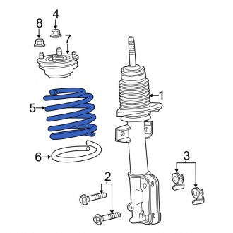 New OEM Front Coil Spring Fits, 2011-2014 Ford Mustang - Part # BR3Z5310G