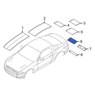 New OEM Trim Stripe Tape Fits, 2013-2014 Ford Mustang - Part # DR3Z6320000CE