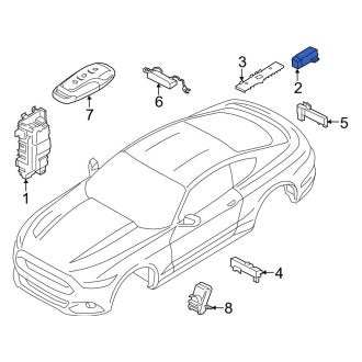 New OEM Keyless Entry Receiver Fits, 2015-2021 Ford Edge - Part # FL3Z15607H
