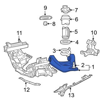 New OEM Rear Right Lower Suspension Control Arm Fits, 1999, 2001, 2003-2004 Ford Mustang - Part # XR3Z5A649BB