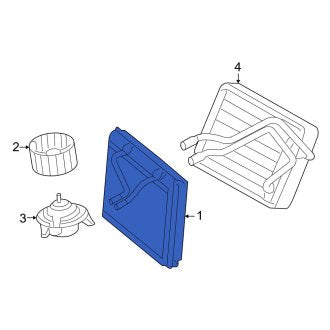 New OEM Front A/C Evaporator Core Fits, 2005-2007 Ford Five Hundred - Part # 5F9Z19860CA