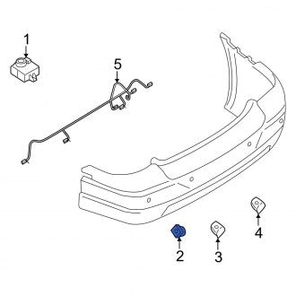 New OEM Parking Aid Sensor Fits, 2005-2007 Ford Freestyle - Part # 5F9Z15K859AAA
