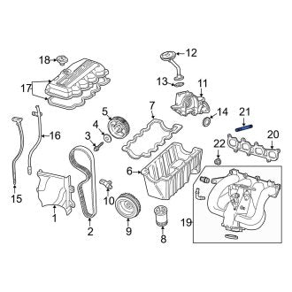 New OEM Engine Intake Manifold Stud Fits, 2000-2004 Ford Focus - Part # W706759S437