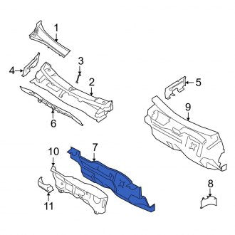New OEM Firewall Fits, 2008-2011 Ford Focus - Part # 8S4Z5401610A