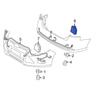 New OEM Parking Aid Control Module Fits, 2012-2015 Ford Focus - Part # CV6Z15K866A