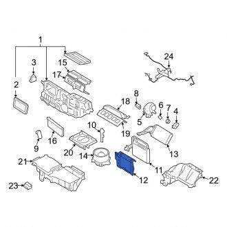 New OEM A/C Evaporator Core Seal Fits, 2006-2009 Ford Fusion - Part # 6E5Z19B738AA