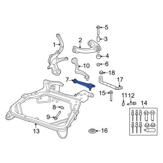 New OEM Front Right Upper Suspension Control Arm Fits, 2007-2009 Ford Fusion - Part # 7E5Z3084R