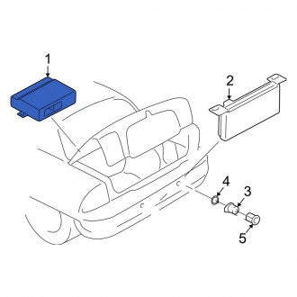 New OEM Parking Aid Control Module Fits, 2003-2006 Lincoln LS - Part # 6W4Z15K866A