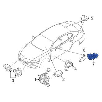 New OEM Air Bag Seat Sensor Mat Fits, 2010 Lincoln MKS - Part # AA5Z14B422B