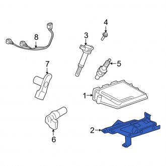 New OEM Engine Control Module Bracket (9E5Z12A659DB) Fits, 2007-2012 Lincoln MKZ - Part # 9E5Z12A659DB