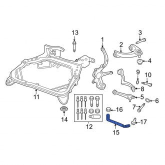 New OEM Engine Cradle Bracket Fits, 2010-2012 Lincoln MKZ - Part # AE5Z5874B