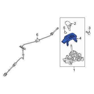 New OEM Automatic Transmission Shift Indicator Fits, 2006 Lincoln Zephyr - Part # 6H6Z7D443A