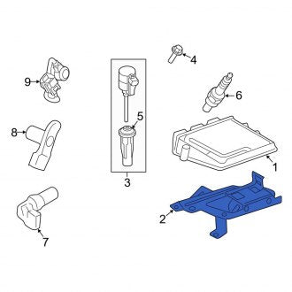 New OEM Engine Control Module Bracket (AE5Z12A659A) Fits, 2011-2012 Lincoln MKZ - Part # AE5Z12A659A