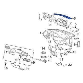 New OEM Windshield Defroster Nozzle Fits, 2000-2005 Mercury Sable - Part # 3F1Z54044E82BAA