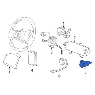 New OEM Seat Track Position Sensor Fits, 2004-2006 Ford F-150 - Part # 6L3Z14B416AA