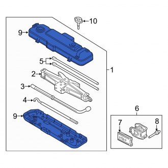 New OEM Floor Jack Cover Fits, 2011-2014 Ford F-150 - Part # BL3Z9945626B