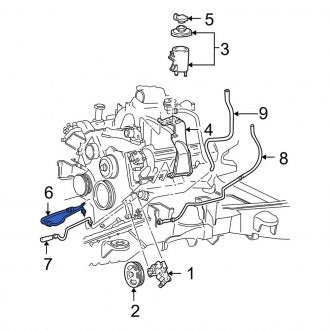 New OEM Power Steering Pressure Hose Fits, 1997-2004 Ford F-150 - Part # 6L3Z3A719N