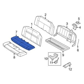 New OEM Rear Seat Cover Fits, 2013-2014 Ford E-series - Part # DC2Z1663804MA