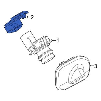 New OEM Park Assist Camera Bracket Fits, 2011-2013 Ford Transit Connect - Part # BT1Z19H421A
