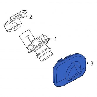 New OEM Park Assist Camera Housing Fits, 2011-2013 Ford Transit Connect - Part # BT1Z74423A42AA