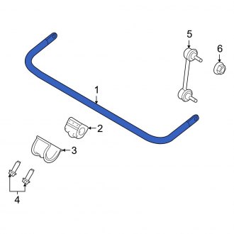 New OEM Rear Suspension Stabilizer Bar Fits, 2010-2013 Ford Transit Connect - Part # 7T1Z5A772A