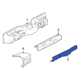 New OEM Lower Rear Body Reinforcement Fits, 2010-2013 Ford Transit Connect - Part # 2T1Z6140320A
