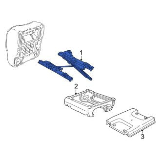 New OEM Left Seat Track Fits, 1997-2010 Ford E-series - Part # AC2Z1561705C
