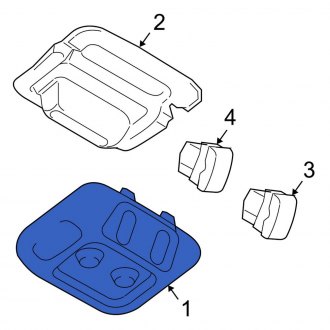 New OEM Center Center Console Fits, 2003-2006 Ford Expedition - Part # 2L1Z78045A36TAA