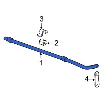New OEM Rear Suspension Stabilizer Bar Fits, 2003-2006 Ford Expedition - Part # 3L1Z5A772AA