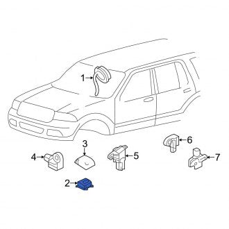 New OEM Air Bag Control Module Fits, 2011-2014 Ford Expedition - Part # BL1Z14B321D