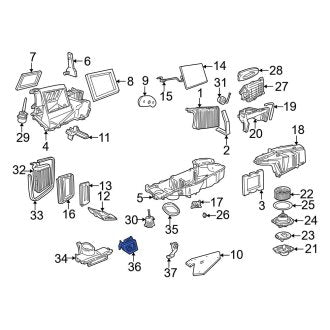 New OEM Instrument Panel Air Duct Fits, 1997-2002 Ford Expedition - Part # F85Z19A618BA