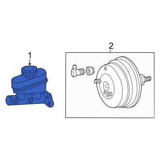 New OEM Brake Master Cylinder Fits, 2003-2005 Ford Explorer - Part # 6L5Z2140BA