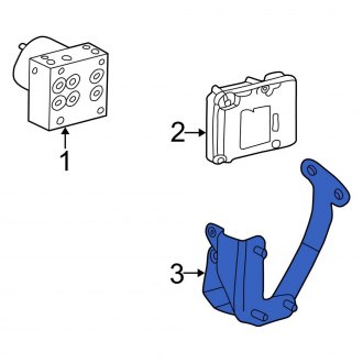 New OEM ABS Control Module Bracket Fits, 2006-2010 Ford Explorer - Part # 6L2Z2C304BA