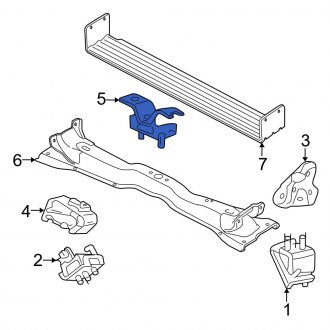 New OEM Manual Transmission Mount Fits, 2002-2005 Ford Explorer - Part # 5L2Z6068AA