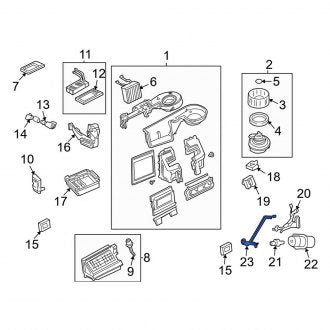New OEM Front HVAC System Wiring Harness Fits, 2009-2010 Ford Explorer - Part # 9L2Z19C603A