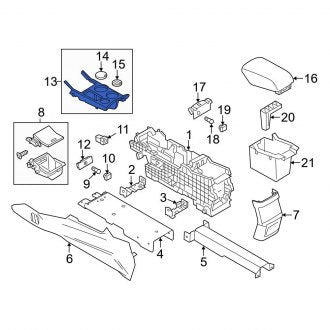 New OEM Automatic Transmission Shift Cover Plate Fits, 2013-2015 Ford Explorer - Part # DB5Z78045A76HA