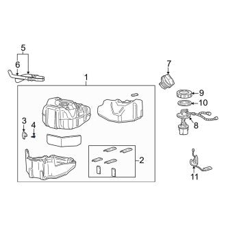 New OEM Fuel Tank Strap Bolt Fits, 2000-2005 Ford Excursion - Part # N811540S