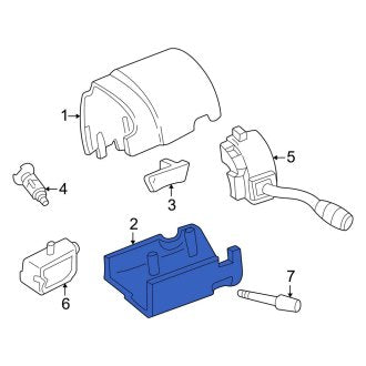 New OEM Steering Column Cover Fits, 2003 Ford Explorer - Part # 3L2Z7804459AAB