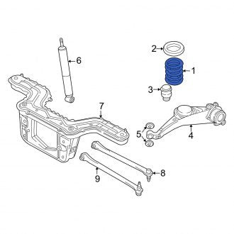 New OEM Rear Coil Spring Fits, 2005-2007 Ford Escape - Part # 5L8Z5560FA